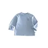 Camiseta Básica Rayada DeRong para Niños Otoño/Invierno 2026 Súper Linda de Dibujos Animados Capa Interior Top Infantil zdy6519