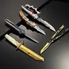 Mercancía Periférica de Delta Force: Set de Modelos de Cuchillo Creed Polaris, Retrato Familiar Material Plástico Juguete para Niño Arma