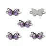 Acessórios de Joias Populares DIY Borboleta Estampada Pingente Duplo Acessórios Componentes de Joias Fecho de Elo para Pulseira W566