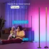 Luz de Atmosfera de Chão Symphony RGBIC Luz de Canto com Ritmo Musical Controle Remoto por App Luz de Canto Symphony de Chão Plug-in