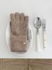Guantes de lana de color liso para mujer, cálidos, de invierno, para pantalla táctil, 2024
