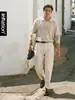 Ropa de Hombre Jiezhan Estilo Old Money Suéter Cuello Polo 26 Otoño/Invierno Nuevo Vintage Color Sólido Cálido Tejido Superior