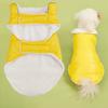 Explosiones perro otoño e invierno cálido frío color sólido simple gancho y bucle doble cara forro polar chaqueta acolchada de algodón para mascotas chaqueta acolchada de algodón para mascotas