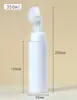 Frasco com Escova de Shampoo de Plástico para Pets 200/250/300/350ml Frasco com Bomba para Limpador de Jaquetas de Pluma