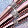 Los Pinceles de Maquillaje Biyouyi con Patente de Cepillo Único Brilliant Queen, Pincel para Polvos, Pincel para Sombras de Ojos y Pincel para Rubor Son un Éxito de Ventas en Amazon
