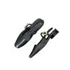 Sandalias Planas de Punta Cuadrada Peep Toe con Hebilla Metálica y Lazo, Novedad Primavera/Verano 2024 para Mujer