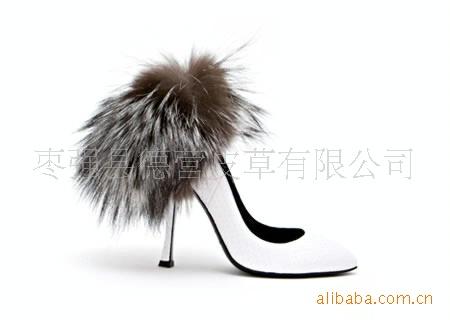 高跟鞋用狐狸球