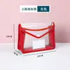 Bolsa para Arquivo A4, Bolsa Transparente de Grande Capacidade para Provas de Estudante, Bolsa de Informação para Escritório, Bolsa para Arquivo com Porta-Cartão de Visita, Bolsa Tridimensional com Borda Costurada