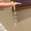 Nuevo brazalete tejido con cuentas estilo sal de nicho con un toque único de alta gama, moderno y elegante, versátil y personalizado