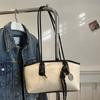 Bolso de gran capacidad para mujer, nueva moda de otoño e invierno 2024, bolso de hombro informal con diseño de nicho, bolso de mano personalizado