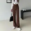 Jeans de Perna Reta para Comércio Exterior para Homens e Mulheres, Solto, Emagrecedor, Wide Leg, Comprimento Total, Lavagem Retro, Multicolorido, Versátil, Calça Casual