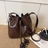 Bolso Cubo Retro de Gama Alta con Cordón para Mujer 2026 Nuevo Bolso de Hombro de Moda Tendencia Bolso Cruzado de Gama Alta