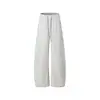 Pantalones Casuales Sueltos con Diseño de Rayas Estilo Gran Marca para Mujer, Pantalones Deportivos de Verano Impermeables de Secado Rápido con Piernas Anchas Fluidas Largos