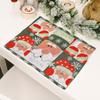 Haube Navidad Nuevos productos decorativos Mantel individual de tela de punto Mantel individual de punto creativo Mantel individual de árbol viejo