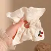 Scrunchie Quadrado Retro Preguiçoso Estilo Francês para Mulheres, Versátil Menina Fresca Acessório de Cabelo para Rabo de Cavalo Alto Scrunchie