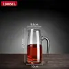 Decantador para Vinho Tinto, Decantador de Vidro de Cristal, Dispensador de Vinho de Luxo para Uso Doméstico e Comercial, Jarra para Vinho e Licor
