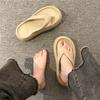 Chinelos Plataforma para Mulheres no Verão Eva com Sensação de Pisar para Uso Externo Antiderrapantes para Banho Casa Praia Chinelos