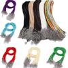 Cadena de suéter coreana de 45 cm, accesorio, cuerda de cera blanca, cadena para el cuello, colgante, cuerda tejida, joyería, collar, cuerda