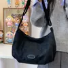 Bolso Cruzado de Gran Capacidad de Alta Gama para Viajes de Otoño e Invierno para Mujer 2026 Nuevo Estilo Marrón Lana Bolso de Hombro Plisado