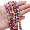 Cuentas de concha irregulares de colores, cuentas sueltas, material para pulseras de cuentas hechas a mano, material para adornos de collares