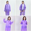 Impermeable Grueso Reutilizable de Cuerpo Completo Largo Eva Universal para Hombres y Mujeres Adultos Viajes al Aire Libre Poncho Conveniente de una Pieza