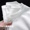 Camiseta Pesada de Algodón Puro de Xinjiang para Mujer, Estilo Coreano, Estilo Chino, Camiseta Básica de Manga Corta de Moda, Verano Ins Talla Grande Manga Media Moda