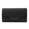 Pronta Entrega de Fábrica Bolsa de Jantar Socialite Amazon Bolsa Clutch Versátil da Moda Bolsa Transversal de Vestido Pregueado com Diamantes Quentes Atacado