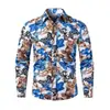 Nova Camisa Havaiana Masculina Casual de Festa Street com Estampa 3D de Borboleta - Direto do Fabricante