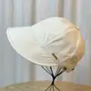 Zhao Rusi con Sombrero de Sol de Secado Rápido para Mujer, Tapa Cara Grande para Cabeza Grande, Sombrero de Pescador de Verano Anti-ultravioleta