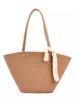 Bolso de Playa Portátil Bolso de Paja Bolso de Hombro Tote Versátil para Mujer Verano 2024 Nuevo Ins Tejido Marino