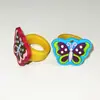 Nuevo Anillo Pequeño de Mariposa de Dibujos Animados Anillo Lindo para Niños Regalo Pequeño Creativo en stock Abundante Directo de Fábrica