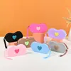 Nuevo Estuche para Gafas de Silicona PVC Dibujos Animados Portátil con Cordón Bolsa de Almacenamiento para Gafas de Sol Caja de Gafas Anticompresión Personalizado