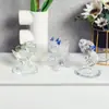 Artesanías de Cristal Animal Navideño Muñeco de Nieve Anciano Triángulo Vaca Gran Dinosaurio Nariz Elefante Escritorio Entrada Adornos de Cristal