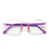 Nuevo Color 2024 Gafas Primaria Infantil Dos Tonos Ligeras y Suaves con Montura para Gafas de Miopía para Niños y Niñas 2229