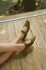 Zapatos de Salón Individuales para Mujer de Cuero Genuino de Alta Calidad Originales de Dongguan, Zapatos Mary Jane Planos de Boca Baja y Punta Cuadrada, Zapatos de Baile con Suela Suave y Hebilla Redonda