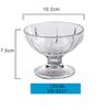 Copa de Helado Acrílica Copa para Jugo Copa de Plástico para Bebida Fría Copa para Helado Cóctel Postre Vaso Agitador para Hielo Granizado