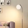 Lámpara de Pie Esférica Nórdica para Dormitorio, Lámpara de Pie Creativa Minimalista Moderna con Forma de Bola Estilo Ins Tendencia para Sala de Estar