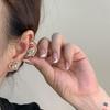 Plato de Incienso para Mosquitos Clip para la Oreja Sin Agujeros en la Oreja Sentido Avanzado Temperamento Simple Aretes de Joker Moda de Lujo Ligero Aretes Indoloros al Mayoreo