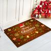 Tapetes de Entrada de Desenho Animado de Natal Europeu e Americano Transfronteiriço Festivo Decorativo Tapetes Tapetes de Porta de Entrada Banheiro