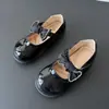 Zapatos de Princesa para Niñas 2026 Modelo Nuevo de Primavera Zapatos Mary Jane con Lazo de Cuero para Niños Zapatos Individuales para Niñas Pequeñas Comercio Exterior al por Mayor