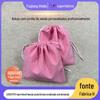 Nova Bolsa de Veludo Personalizada com Cordão Embalagem para Joias Multicor Opcional Sacola de Armazenamento à Prova de Poeira para Cosméticos Bolsa Venda por Atacado