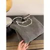 Camiseta Básica de Punto Cuadrada con Bloques de Color para Mujer, Primavera, Otoño e Invierno, con Adorno Único de Encaje, Suéter Suave de Corte Ajustado