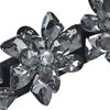 Cinturón Elástico Nuevo Transfronterizo para Mujer con Incrustaciones de Pedrería Flor Dulce de Cristal Decorativo Cintura Elástica Venta al por Mayor
