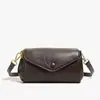 Bolsa de Ombro Estilo Novo Retro 2026, Versátil e Casual, Simples e Elegante, Bolsa Sanfonada de Couro Macio, Bolsa Transversal Feminina
