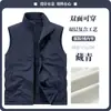 Colete de Lã Forrado para Trabalho com Logo Personalizado Roupas de Trabalho Colete de Inverno Atividades ao Ar Livre Corporativas Colete Espesso para Grupo