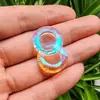 Anel de Anjo Redondo Sinfonia Unha Oca Diamante de Forma Especial Vidro Diamante Pingente de Cristal DIY Acessórios para Sapatos Roupas