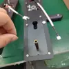 Cerradura de Puerta Semiautomática Paquete Completo de Accesorios Accesorios para Puertas Cuadradas de Acero Barra Rectangular Varilla de Transmisión de Hierro Cuadrado Tubo de Eje Cuadrado