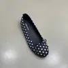 Zapatos Planos de Moda con Lazo de Lunares Franceses para Mujer 2026 Nuevo Estilo Zapatos Planos Deslizables Franceses de Punta Redonda Baja