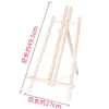 Caballete de Escritorio de Madera Maciza Mesa de Madera Trapezoidal Grande Caballete Tablero para Pintura al Óleo Bocetos Dibujo Soporte de Exhibición Venta Directa de Fábrica