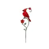 O mais vendido da Amazon arte em ferro para pássaros de jardim artesanato em metal estaca de chão ornamento de pega decoração de jardim animal